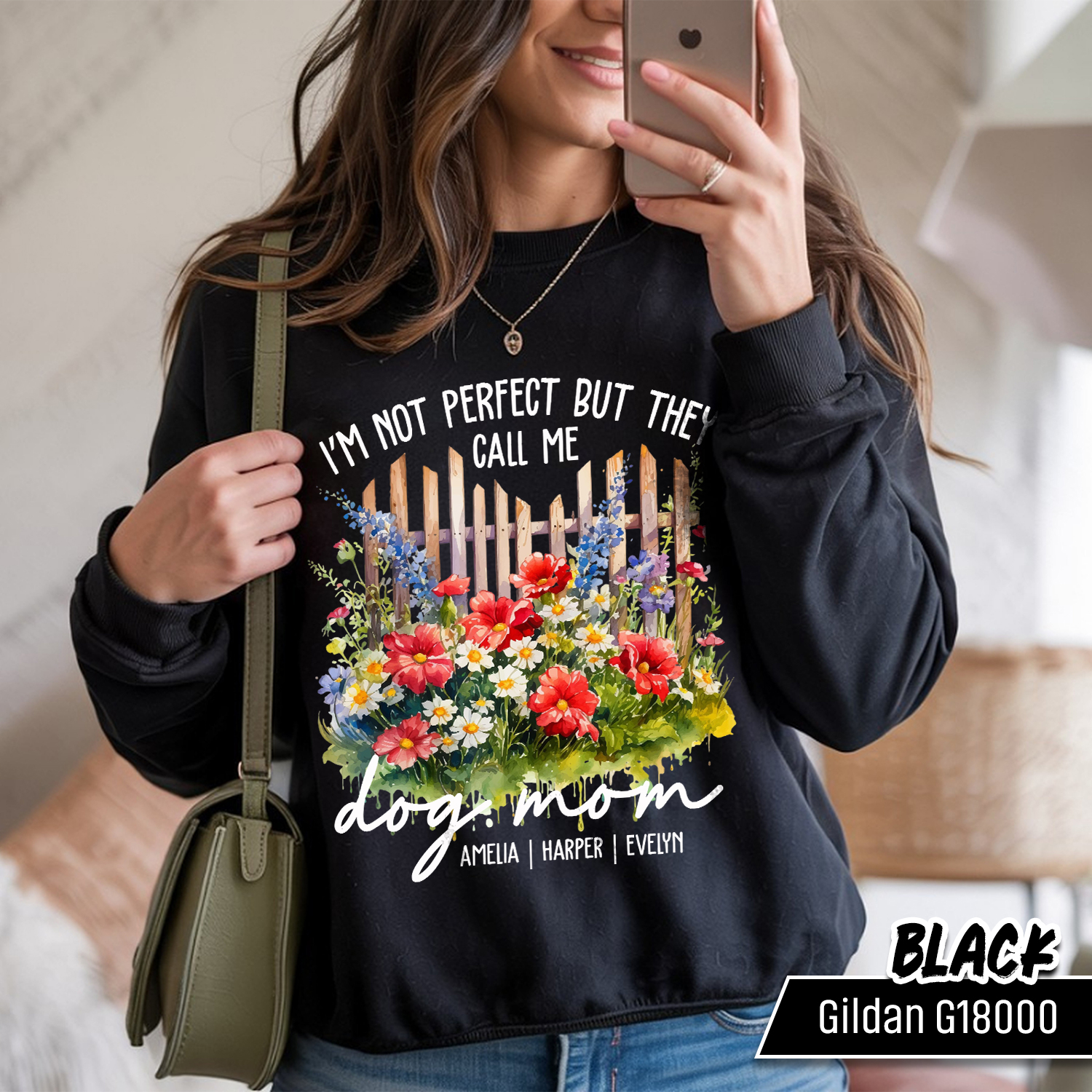 Floral Shirt, Personalized Quote Shirt, Gift for Mom/Grandma/Friend