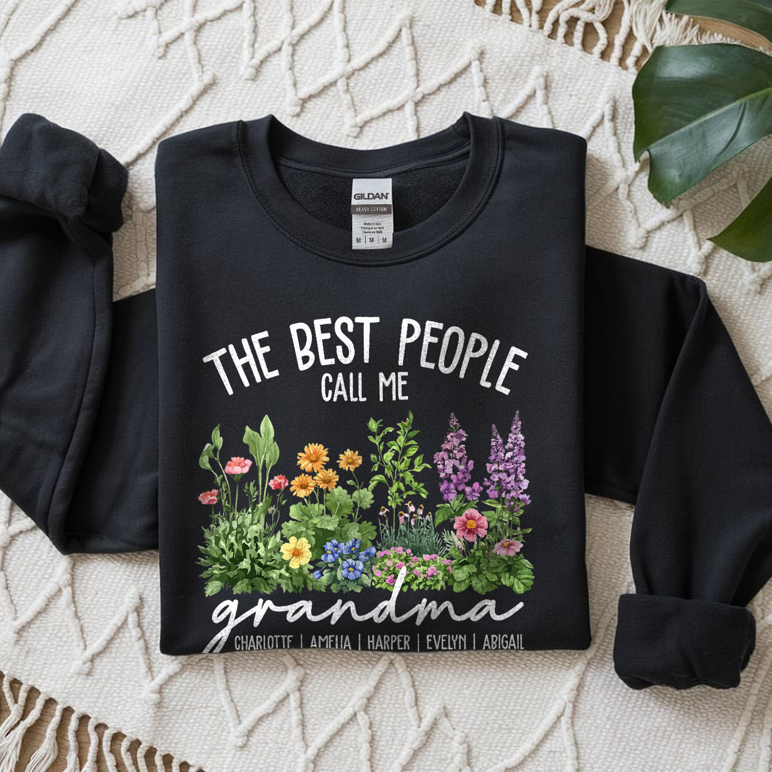 Personalized Grandma’s Garden Shirt, Custom Birth Flower Shirt, Kids Names Floral Tee, Grandma Gift from Grandkids, Birthday Gift for Grandma